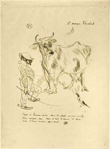 Invitation à un verre de lait - Henri de Toulouse-Lautrec