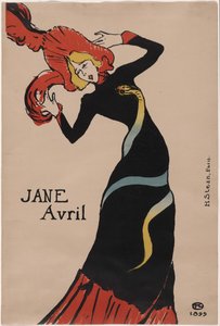 Jane Avril - Henri de Toulouse-Lautrec
