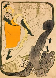 Jane Avril - Henri de Toulouse-Lautrec