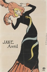 Jane Avril - Henri de Toulouse Lautrec