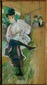 Jane Avril dancing - Henri de Toulouse-Lautrec