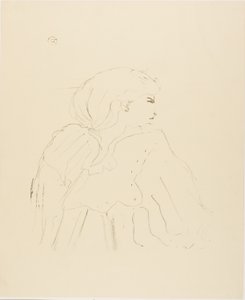 Jane Hading, de Treize Lithographies - Henri de Toulouse-Lautrec