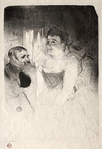Judic dans la Loge - Henri de Toulouse-Lautrec