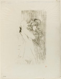Lender et Auguez dans La Chanson de Fortunio - Henri de Toulouse-Lautrec