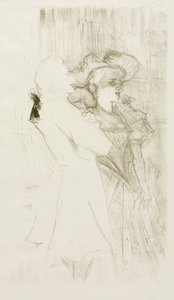 Lender et Auguez dans "Le Chant de la Fortune" - Henri de Toulouse-Lautrec