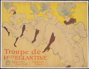 La troupe de Mademoiselle Eglantine - Henri de Toulouse-Lautrec