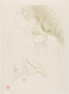 Mademoiselle Lender et Baron - Henri de Toulouse-Lautrec