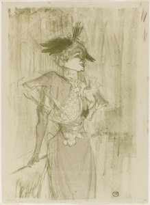 Mademoiselle Marcelle Lender, debout - Henri de Toulouse-Lautrec