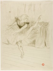 Miss Ida Heath, danseuse anglaise - Henri de Toulouse-Lautrec