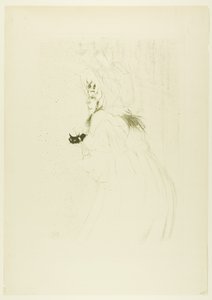 Mlle May Belfort saluant - Henri de Toulouse-Lautrec