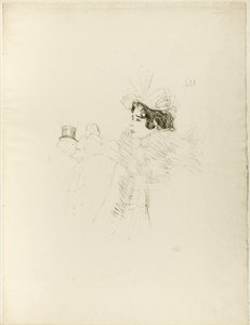 Mademoiselle May Belfort au Bar Achille - Henri de Toulouse-Lautrec