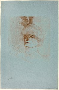 Portrait de Mademoiselle Marcelle Lender, vue de trois quarts - Henri de Toulouse-Lautrec