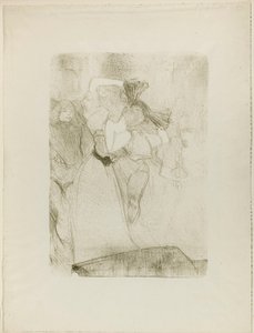 Vue arrière de Lender dansant le boléro dans Chilpéric - Henri de Toulouse-Lautrec