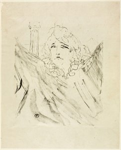 Sarah Bernhardt, de Treize Lithographies - Henri de Toulouse-Lautrec