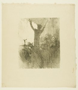 Schlomé Fuss dans la synagogue, de Au Pied du Sinaï - Henri de Toulouse-Lautrec