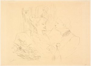 Souper à Londres - Henri de Toulouse-Lautrec