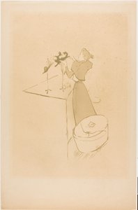 La Modiste, Renée Vert - Henri de Toulouse-Lautrec