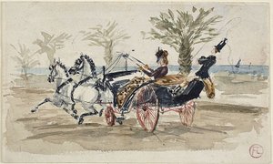 La Promenade des Anglais à Nice - Henri de Toulouse Lautrec
