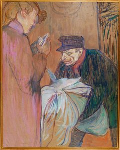 Le blanchisseur de la maison close - Henri de Toulouse-Lautrec