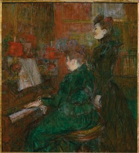 La leçon de chant - Henri de Toulouse-Lautrec