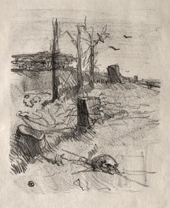 Un cimetière en Galicie - Henri de Toulouse-Lautrec