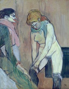 Femme mettant son bas, ou Femme de la maison, c.1894
