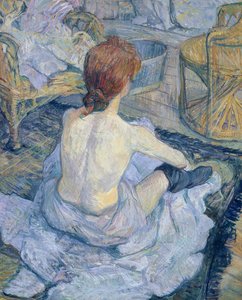 Femme à sa toilette
