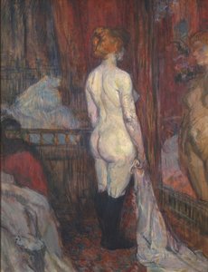 Femme devant un miroir