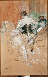 Femme en corset - Henri de Toulouse Lautrec