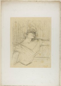 Yvette Guilbert—Dans la Glu, de Yvette Guilbert - Henri de Toulouse-Lautrec