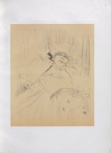 Yvette Guilbert-Série anglaise: Chanson ancienne - Henri de Toulouse-Lautrec