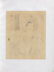 Yvette Guilbert-Série anglaise: Ménilmontant de Bruant - Henri de Toulouse-Lautrec