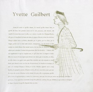 Yvette Guilbert - Série française : N° 1