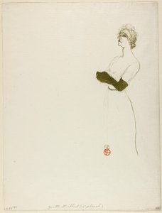 Yvette Guilbert - Henri de Toulouse-Lautrec