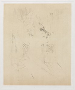 Yvette Guilbert enivrée - Henri de Toulouse-Lautrec