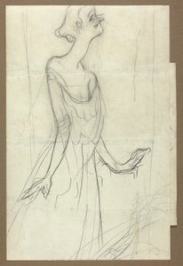 Yvette Guilbert chantant - Henri de Toulouse-Lautrec