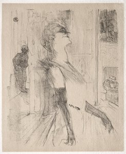 Yvette Guilbert : Sur la scène - Henri de Toulouse-Lautrec