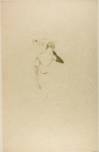 Yvette Guilbert, en Colombine à Pierrot - Henri de Toulouse-Lautrec