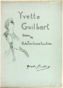Yvette Guilbert sur scène, de Yvette Guilbert - Henri de Toulouse-Lautrec