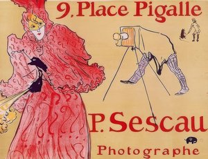 9. Place Pigalle - P. Sescau, Photographe - Henri de Toulouse Lautrec