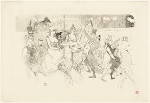 Une soirée de gala au Moulin Rouge - Henri de Toulouse Lautrec