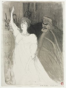 Une Idylle Princier, Clara Ward - Henri de Toulouse Lautrec