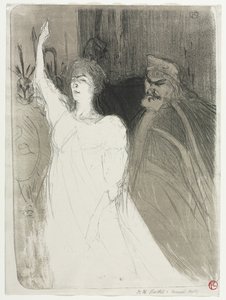 Une idylle princière, Clara Ward, 1894 - Henri de Toulouse Lautrec