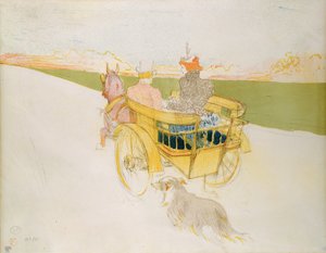 Une promenade à la campagne, ou le piège anglais - Henri de Toulouse Lautrec