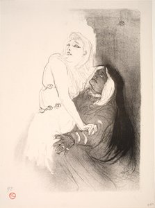 À la Renaissance, Sarah Bernhardt dans Phèdre - Henri de Toulouse Lautrec