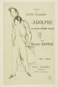 Adolphe—Le jeune homme triste - Henri de Toulouse Lautrec