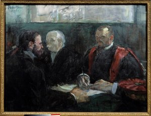 Un examen à la Faculté de Médecine de Paris en 1901 - Henri de Toulouse Lautrec