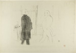 Antoine et Gémier, dans Une Faillite - Henri de Toulouse Lautrec