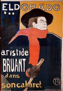 Aristide Bruant dans son cabaret - Henri de Toulouse Lautrec