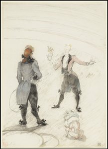 Au cirque : Le dresseur de chiens, 1899 - Henri de Toulouse Lautrec